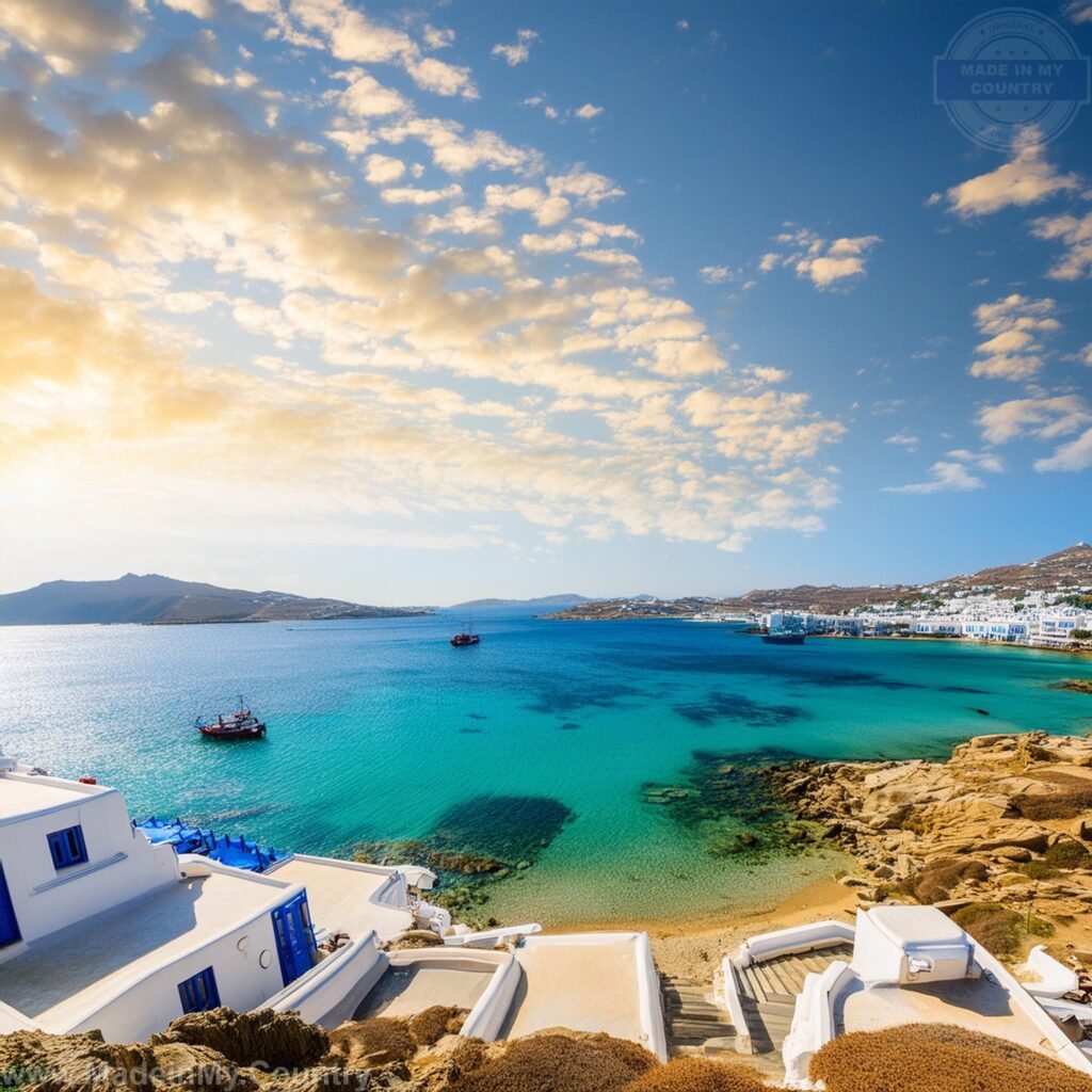 Greek island paradise sun sea beach Aegean sea Greece Cyprus Greek islands
